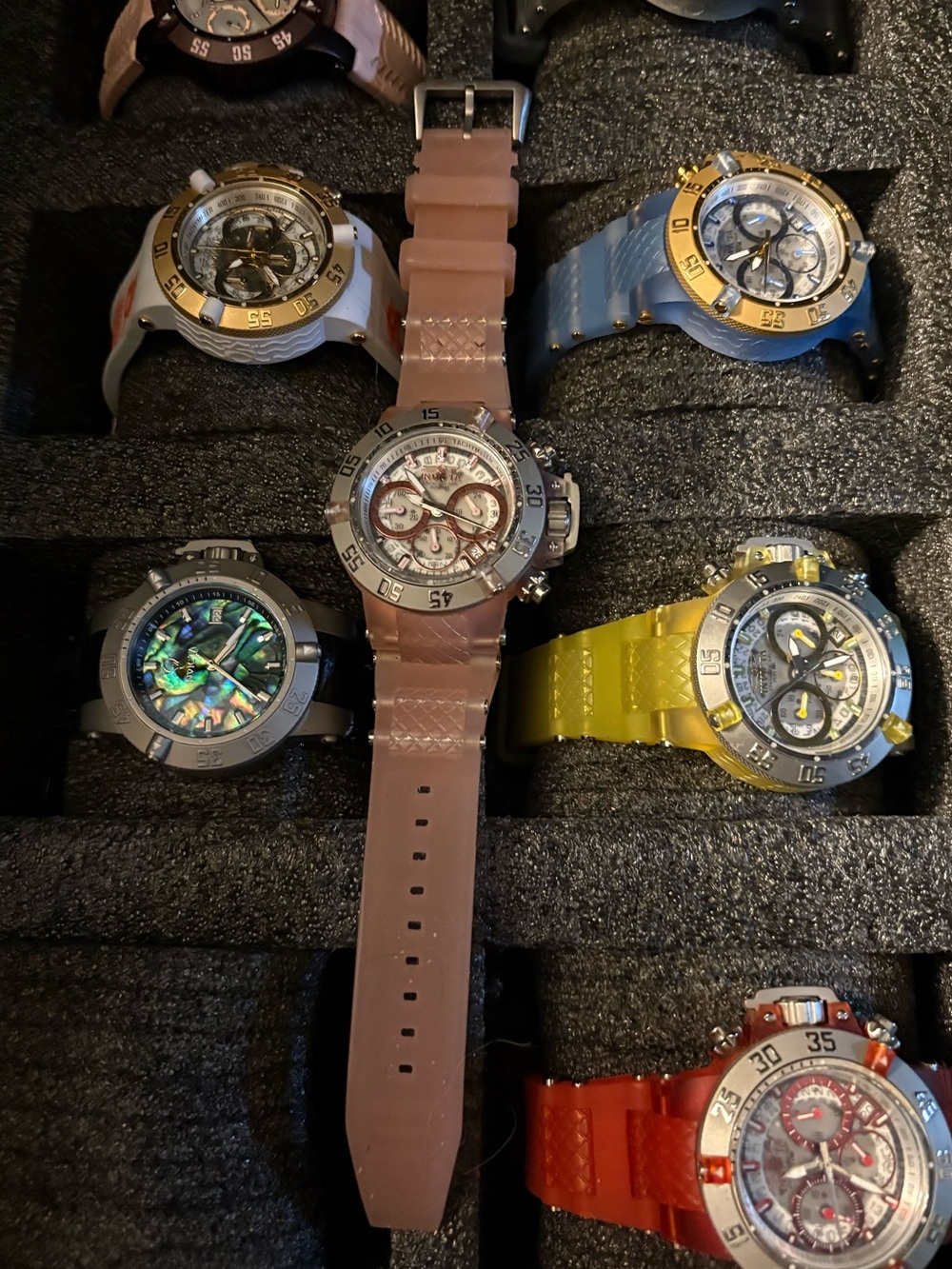 SALE! Invicta Subaqua 8 watch collection with collector case Excellent condition - Picture 9 of 12